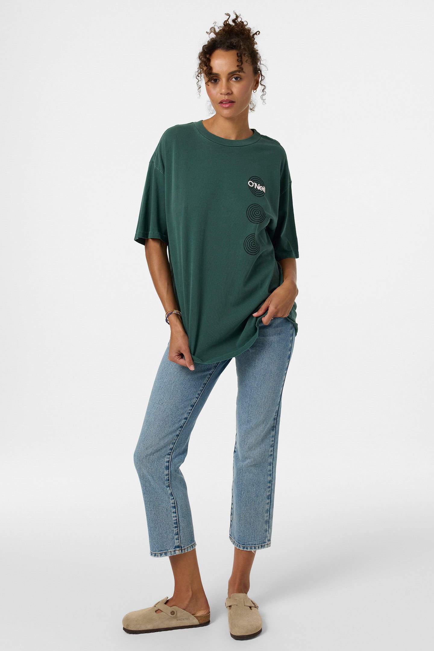 O’Neill O’Riginals Fish Eye Oversized Tee | Dark Forest