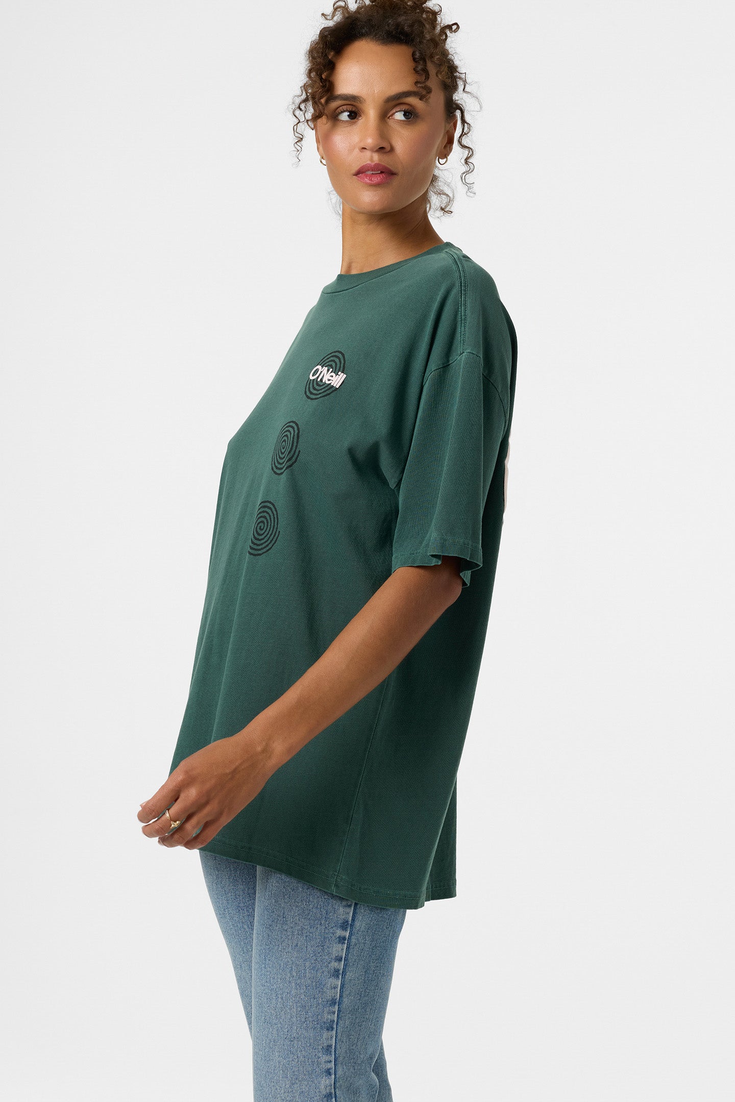 O’Neill O’Riginals Fish Eye Oversized Tee | Dark Forest