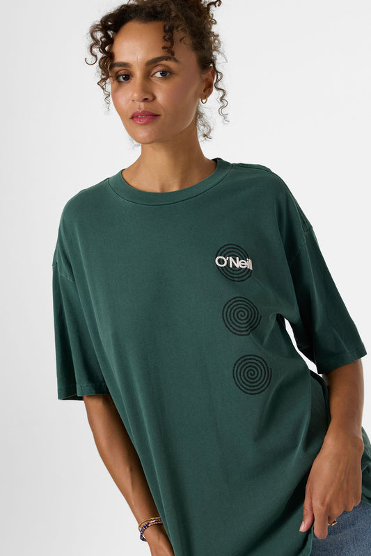 O’Neill O’Riginals Fish Eye Oversized Tee | Dark Forest