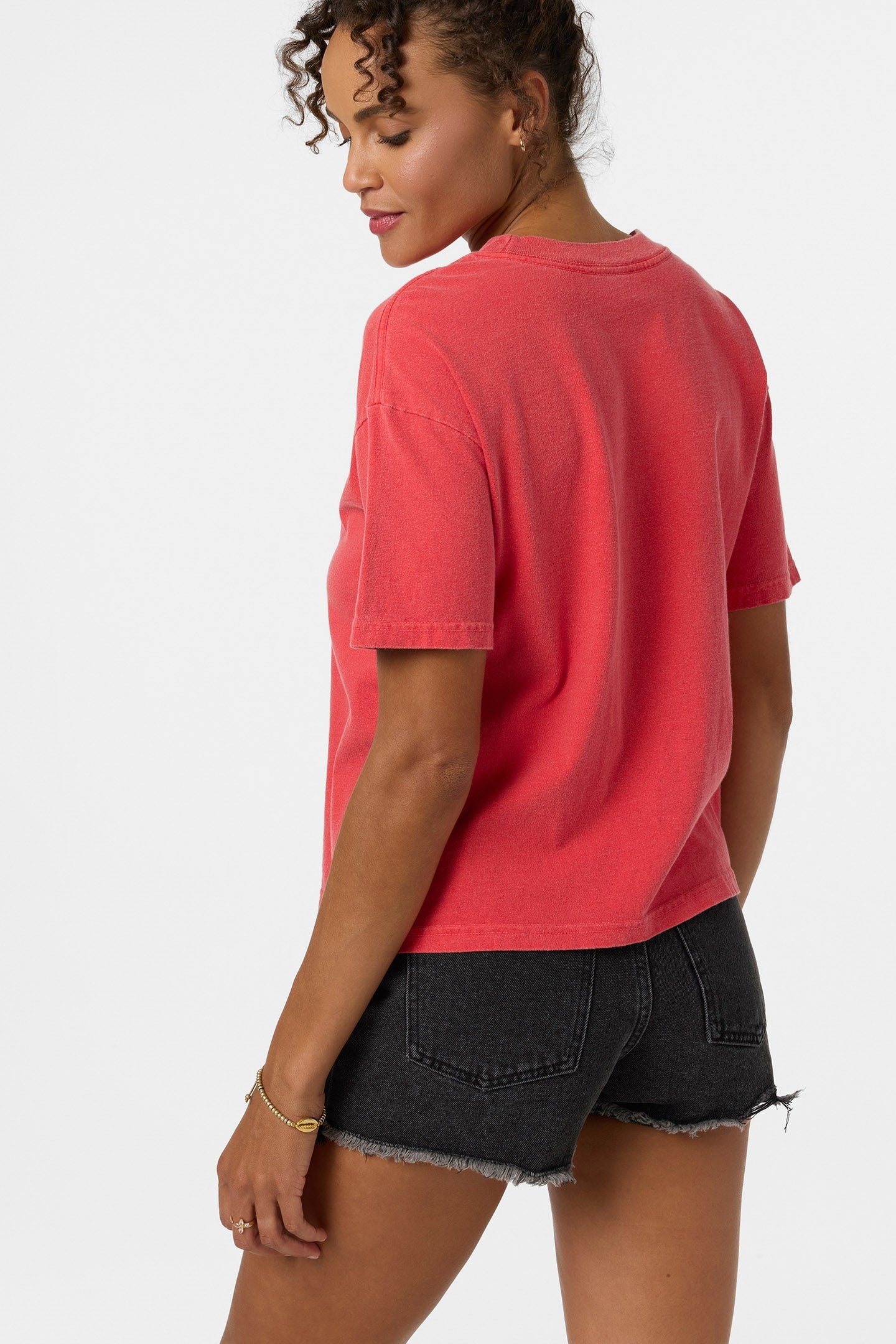 O’Neill O’Riginals Salty Circle Surfer Easy Tee | Lava Red