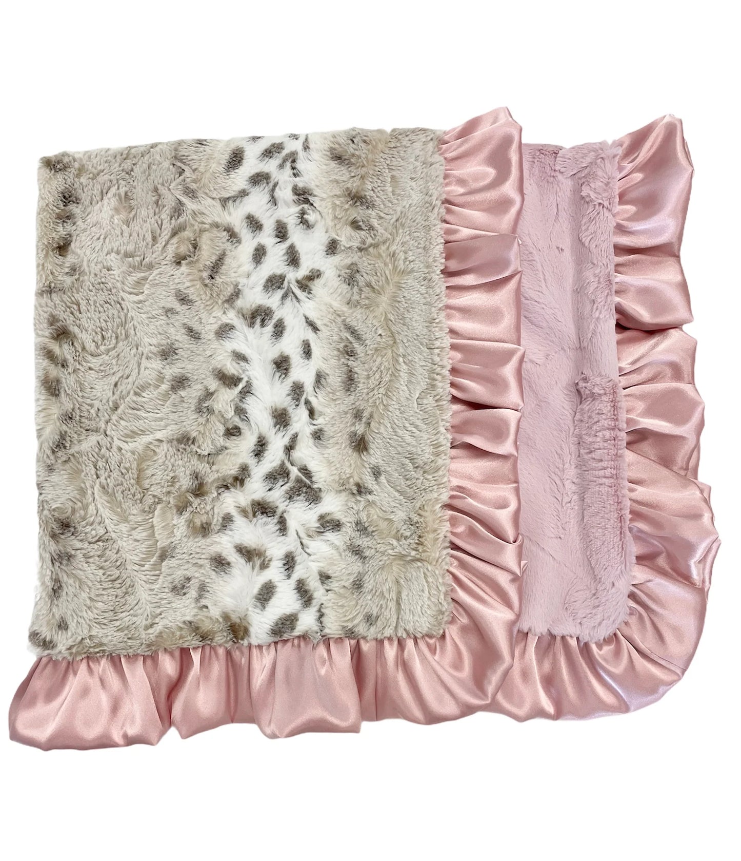 Rockin Royalty Luxe Cuddle Blanket | Dusty Pink Snowcat