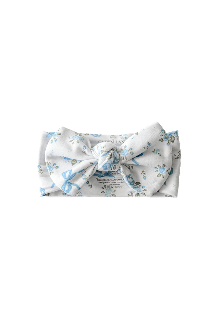 Caden Lane | Knit Large Bow Headwrap | Tied In Blooms
