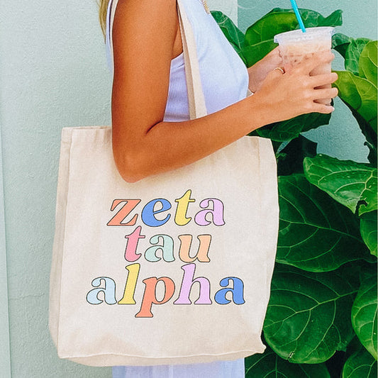 Greek Crawford Tote Bag