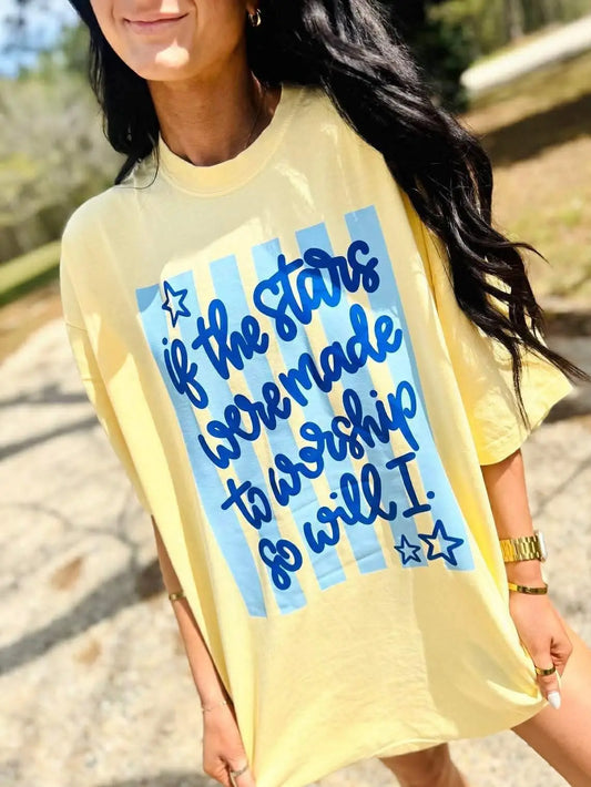 So Will I Worship Tee | Butter