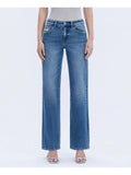 Vervet High Rise Full Length Slim Wide Jeans | Dreamland