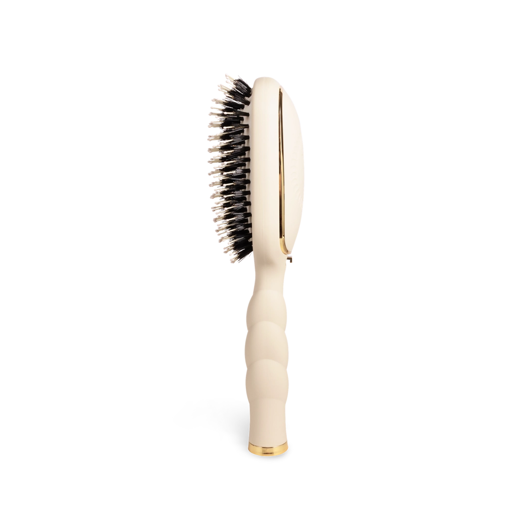 Teleties Boar Bristle Hair Brush | Tan