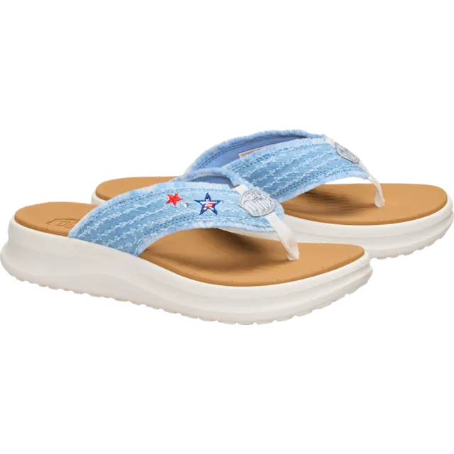 Hey Dude Tide Flip | Denim Stars