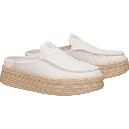 Hey Dude Austin Lift Espadrille Woven | Egret