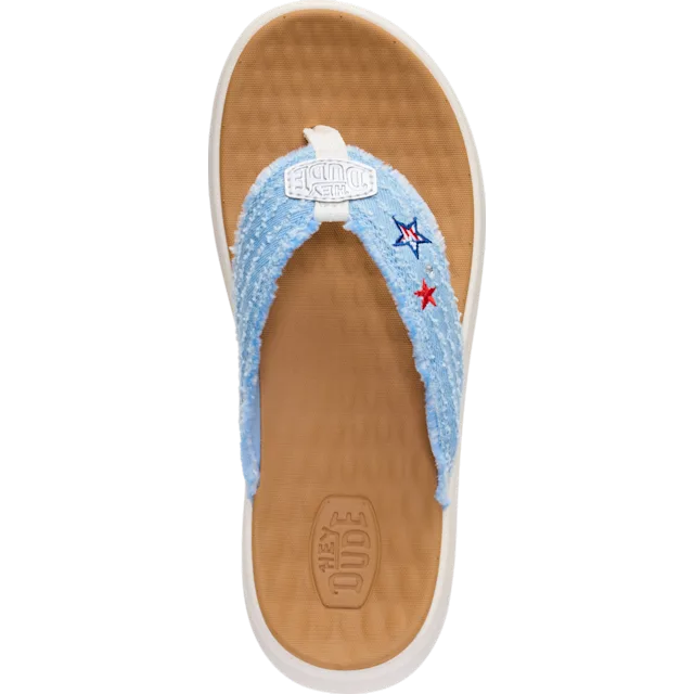 Hey Dude Tide Flip | Denim Stars