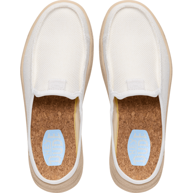 Hey Dude Austin Lift Espadrille Woven | Egret