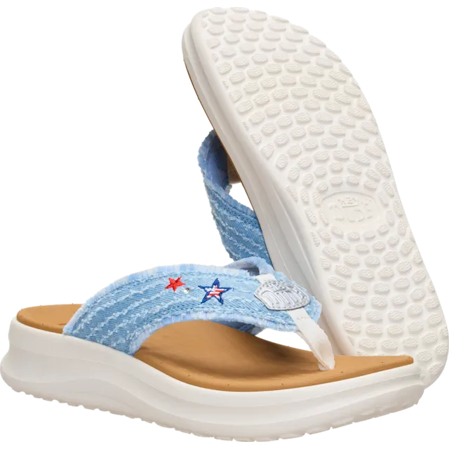 Hey Dude Tide Flip | Denim Stars