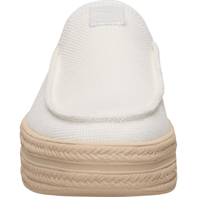 Hey Dude Austin Lift Espadrille Woven | Egret