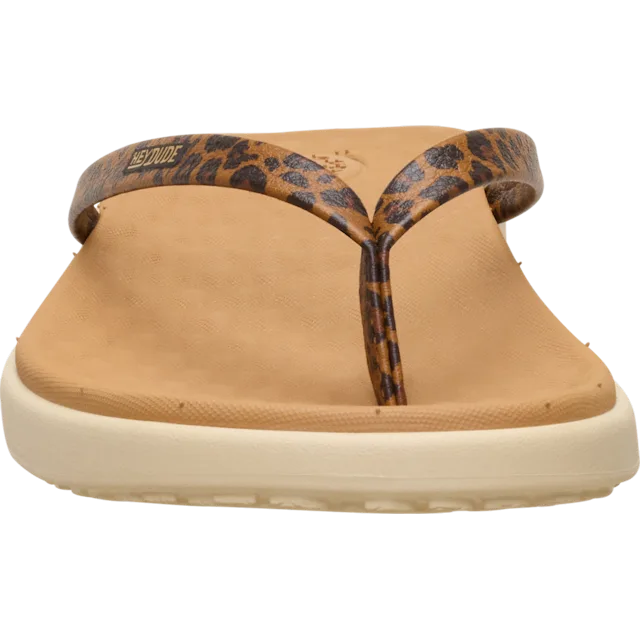 Hey Dude Maui Breeze Flip | Tan Leopard