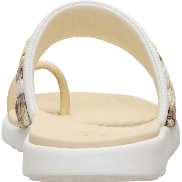 Hey Dude Maui Breeze Toe Loop | Ivory & Gold