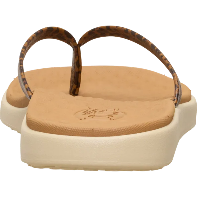 Hey Dude Maui Breeze Flip | Tan Leopard