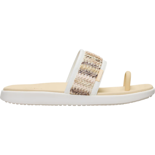 Hey Dude Maui Breeze Toe Loop | Ivory & Gold