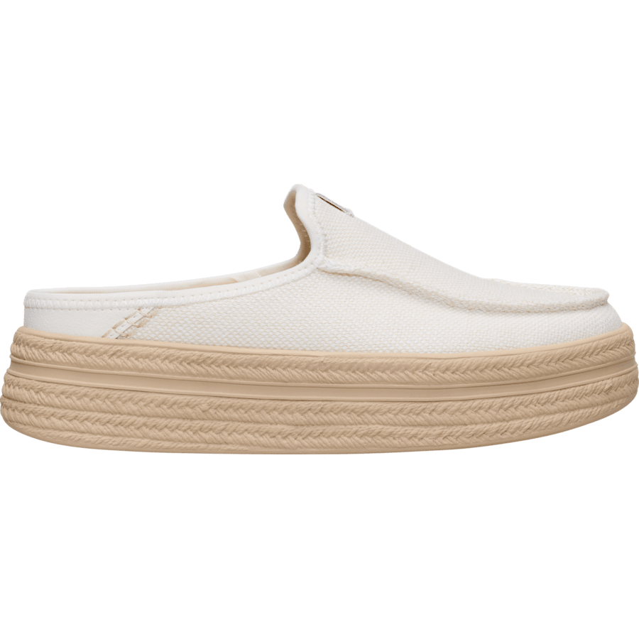 Hey Dude Austin Lift Espadrille Woven | Egret