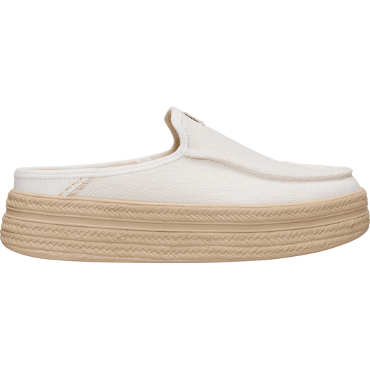 Hey Dude Austin Lift Espadrille Woven | Egret