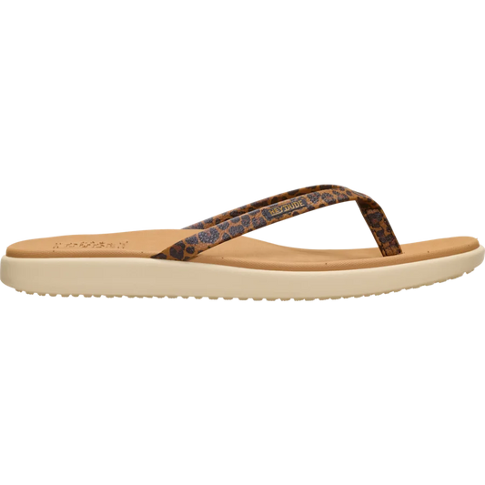 Hey Dude Maui Breeze Flip | Tan Leopard
